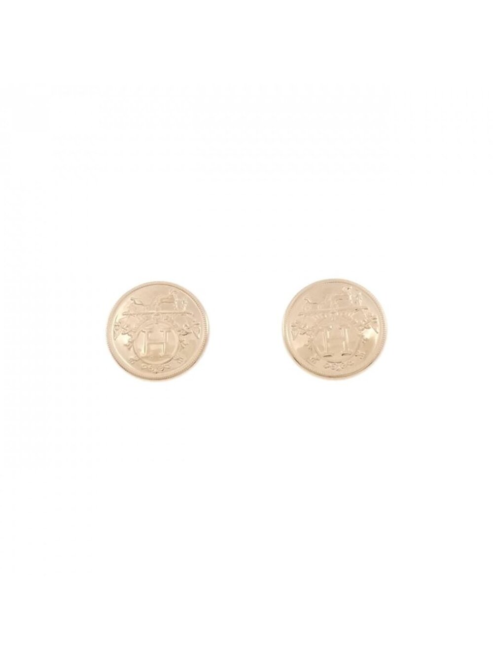 Hermes Exlibris TPM Earrings - Picture 1 of 4